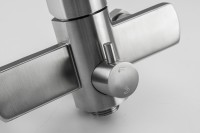 Смеситель с длинным изливом для ванны Frap F22805 сатин Смеситель с длинным изливом для ванны Frap F22805 сатин