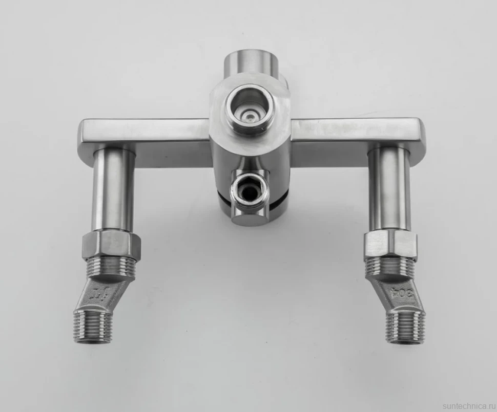 Смеситель с длинным изливом для ванны Frap F22805 сатин