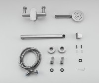 Смеситель с длинным изливом для ванны Frap F22805 сатин Смеситель с длинным изливом для ванны Frap F22805 сатин