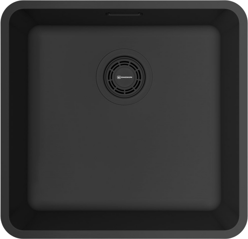 Комплект Мойка Omoikiri Omi 43-U/I Ultra-GB графит + Измельчитель Nagare 1000