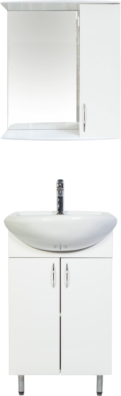 Мебель для ванной комнаты Orange Лайт 45 белый глянец