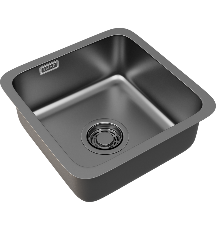 Мойка кухонная Emar PVD A EMB-127A PVD Nano Dark