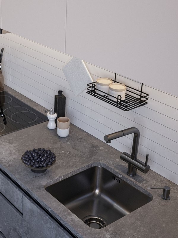 Мойка кухонная Emar PVD A EMB-127A PVD Nano Dark