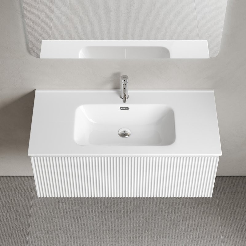 Мебель для ванной комнаты Sancos Snob R 1.0 100 bianco