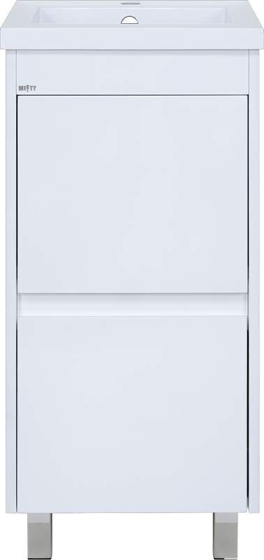 Тумба с раковиной Misty Алиса 50 напольная, белая