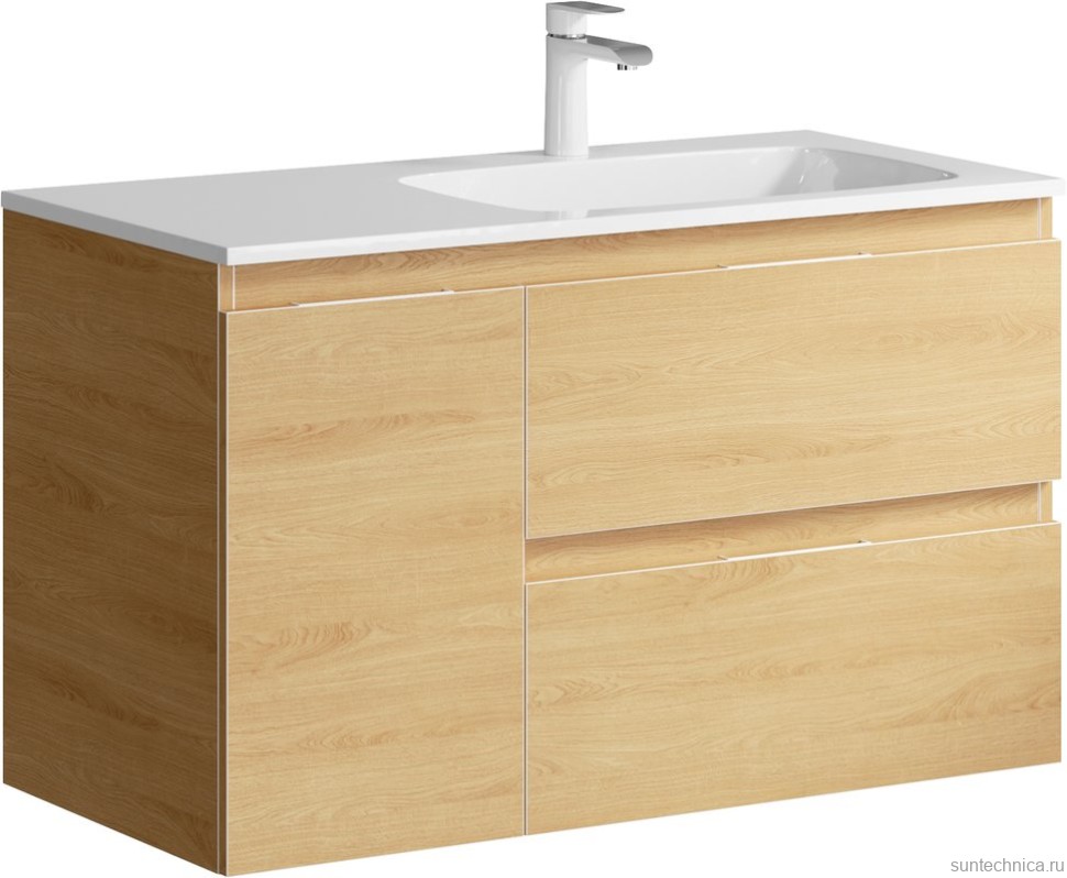 Мебель для ванной комнаты Aqwella 5 stars Accent 90 R, дуб золотой