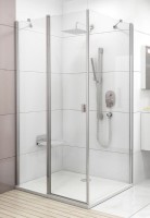 Душевой уголок Ravak Chrome CRV2-100+CPS Transparent, профиль блестящий