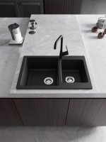 Мойка кухонная Domaci Болонья М-191-002 черная