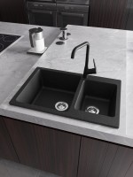 Мойка кухонная Domaci Болонья М-191-002 черная