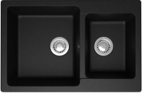 Мойка кухонная Domaci Болонья М-191-002 черная