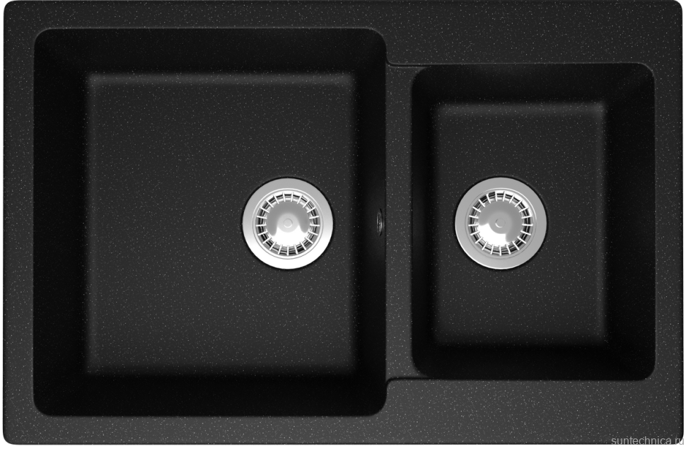 Мойка кухонная Domaci Болонья М-191-002 черная