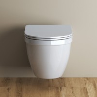 Комплект Унитаз подвесной BelBagno Loto BB070CHR/SC безободковый + Инсталляция TECE Base 9400413 4 в 1 с кнопкой смыва