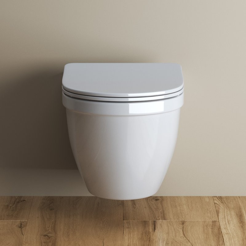 Комплект Унитаз подвесной BelBagno Loto BB070CHR/SC безободковый + Инсталляция TECE Base 9400413 4 в 1 с кнопкой смыва