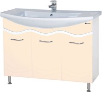 Мебель для ванной комнаты Bellezza Мари 105 белая, бежевая
