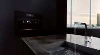 Смеситель для кухни Kludi L-ine S 408518775 черный, хром
