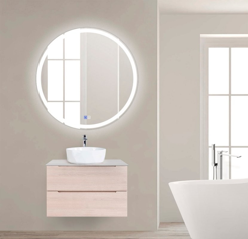 Зеркало круглое BelBagno SPC-RNG-800-LED-TCH-PHONE с bluetooth, микрофоном и динамиками