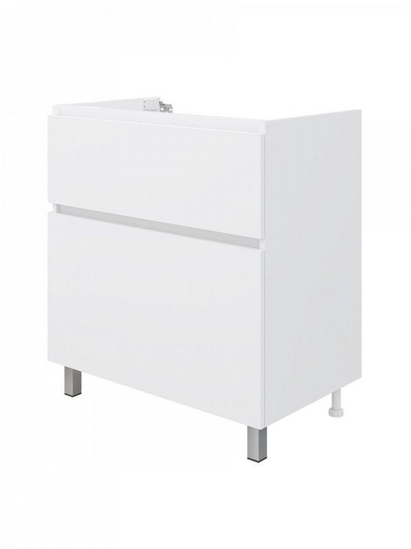 Мебель для ванной комнаты Teymi Laina 75 напольная, матовая белая