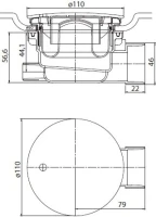 Поддон для душа Cezares Tray TRAY-A-AH-120/80-15-W0 Поддон для душа Cezares Tray TRAY-A-AH-120/80-15-W0