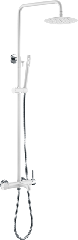 Душевая стойка Boheme Uno 468-WCR white chrome