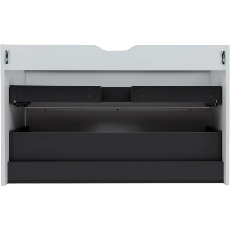 Тумба под раковину без столешницы Aquanet Вита 100 подвесная, белая матовая