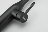 Смеситель для кухни Gappo G4398-46 с выдвижным изливом, черный