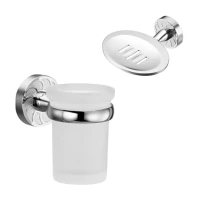 Набор Стакан Wasserkraft Isen K-4028 + Мыльница K-4069 Набор Стакан Wasserkraft Isen K-4028 + Мыльница K-4069