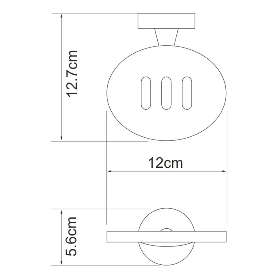 Набор Стакан Wasserkraft Isen K-4028 + Мыльница K-4069