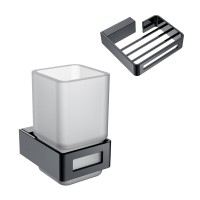 Набор Стакан Boheme Q 10944-SGM + Мыльница 10959-SGM Набор Стакан Boheme Q 10944-SGM + Мыльница 10959-SGM