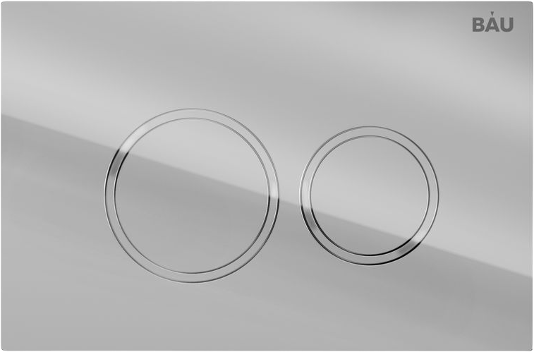 Комплект Унитаз подвесной Bauedge Bau Dream безободковый, с микролифтом + Инсталляция Bau Pro + Кнопка Dream, хром