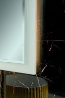 Мебель для ванной комнаты Armadi Art Lucido 100 жемчужная белая, раковина 878-G