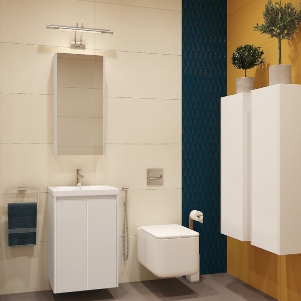 Мебель для ванной комнаты Velvex Klaufs 50.2D белая, подвесная