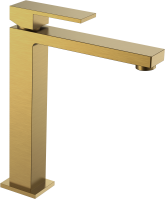 Смеситель для раковины Boheme Qubic 472-BR bronze