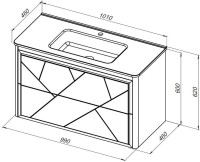 Тумба под раковину без столешницы Allen Brau Paris 100 матовый белый Тумба под раковину без столешницы Allen Brau Paris 100 матовый белый