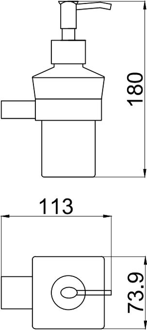 Набор Стакан Allen Brau Infinity 6.21002-31 + Дозатор 6.21006-31