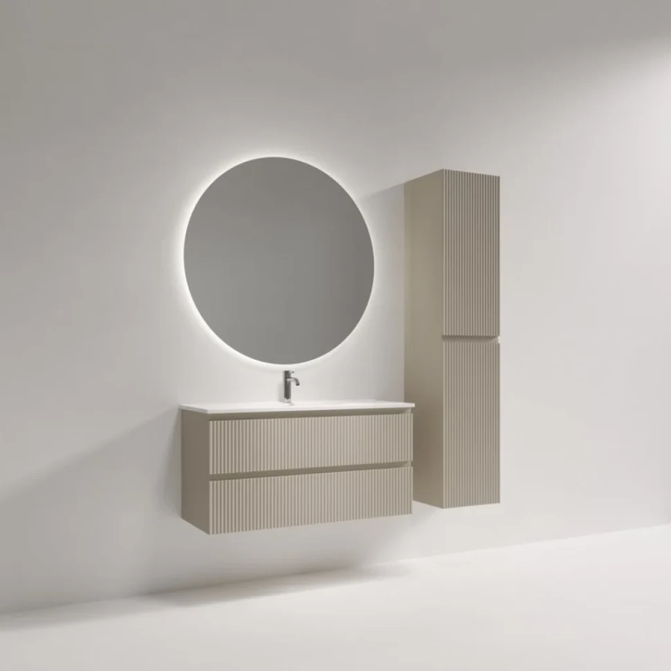 Тумба с раковиной Sancos Snob R 100 см Beige Soft
