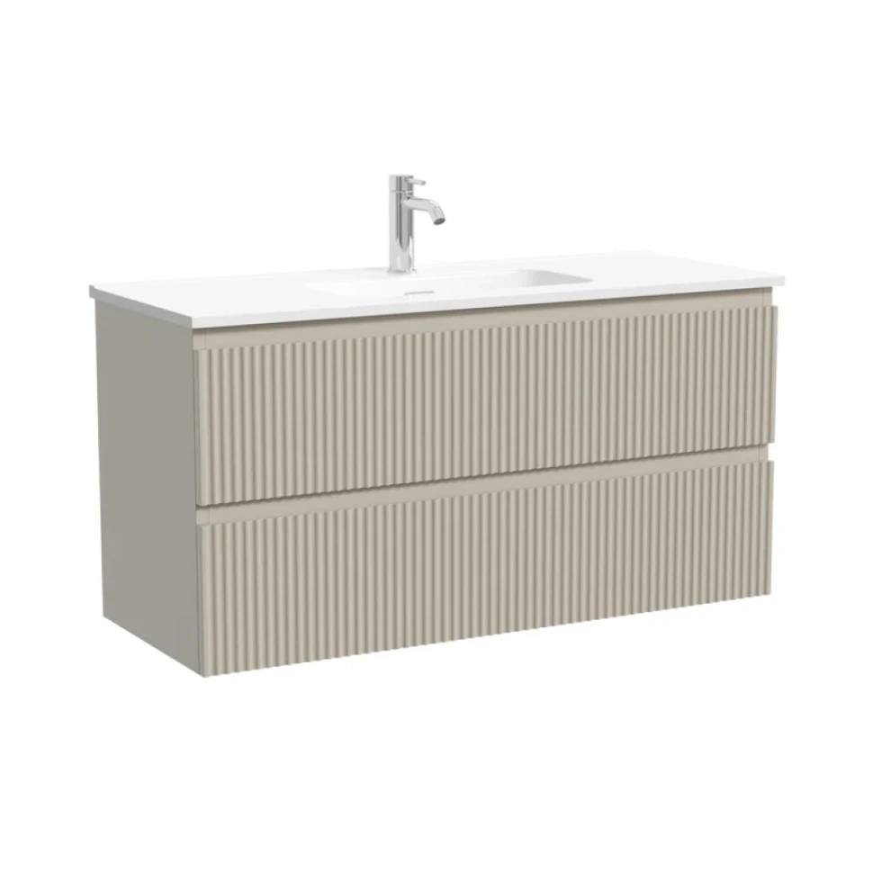 Тумба с раковиной Sancos Snob R 100 см Beige Soft
