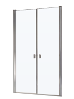 Душевая дверь в нишу Ravak Chrome CSDL2-90 профиль блестящий, стекло прозрачное
