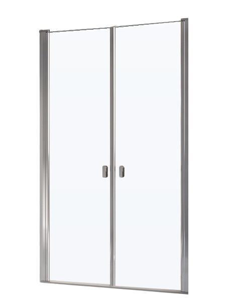 Душевая дверь в нишу Ravak Chrome CSDL2-90 профиль блестящий, стекло прозрачное