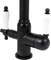 Смеситель для кухни Kaiser Vincent 31144-2 черный мрамор Смеситель для кухни Kaiser Vincent 31144-2 черный мрамор