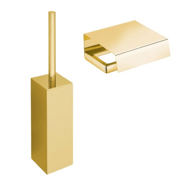 Набор Держатель Colombo Design Lulu B6291.gold + Ершик B6206.gold