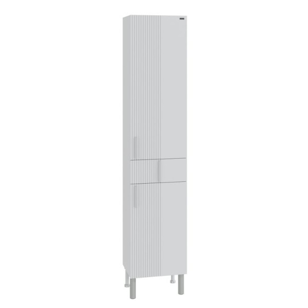 Шкаф пенал для ванной СаНта Вега 40 напольный, белый