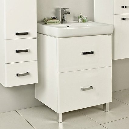 Тумба с раковиной AQUATON Америна Н 70 белая