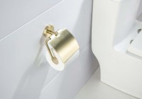 Держатель для туалетной бумаги AQUATEK Оберон AQ4209BG шлифованное золото Держатель для туалетной бумаги AQUATEK Оберон AQ4209BG шлифованное золото