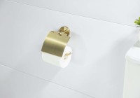 Держатель для туалетной бумаги AQUATEK Оберон AQ4209BG шлифованное золото Держатель для туалетной бумаги AQUATEK Оберон AQ4209BG шлифованное золото
