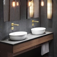 Смеситель для раковины Timo Selene 2073/17SM С ВНУТРЕННЕЙ ЧАСТЬЮ, золото матовое