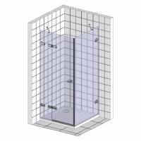 Душевой уголок Wasserkraft Berkel 48P19 100x100 см Душевой уголок Wasserkraft Berkel 48P19 100x100 см