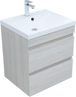 Тумба под раковину без столешницы Aquanet Нота new 60 подвесная, дуб холден