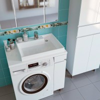 Раковина над стиральной машиной СаНта Юпитер 80 R, без кронштейнов