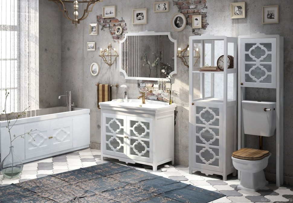 Шкаф в туалет Corozo Манойр 50