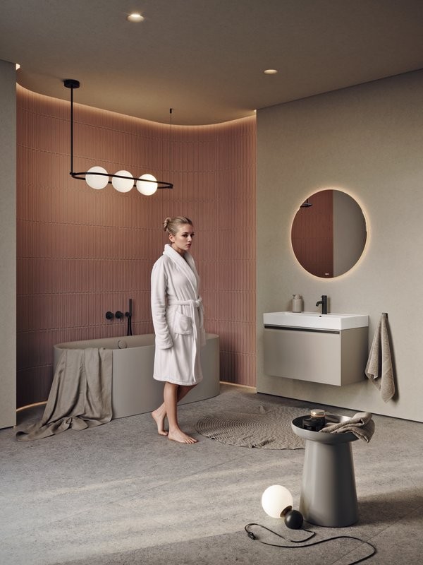 Мебель для ванной комнаты Aqwella Pure 80 капучино светлый